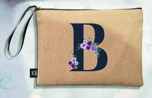 Letter b tote bag - wedding gifts